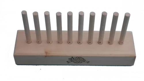 50cm with 10mm beech pegs