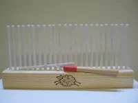 50cm with 6mm nylon pegs